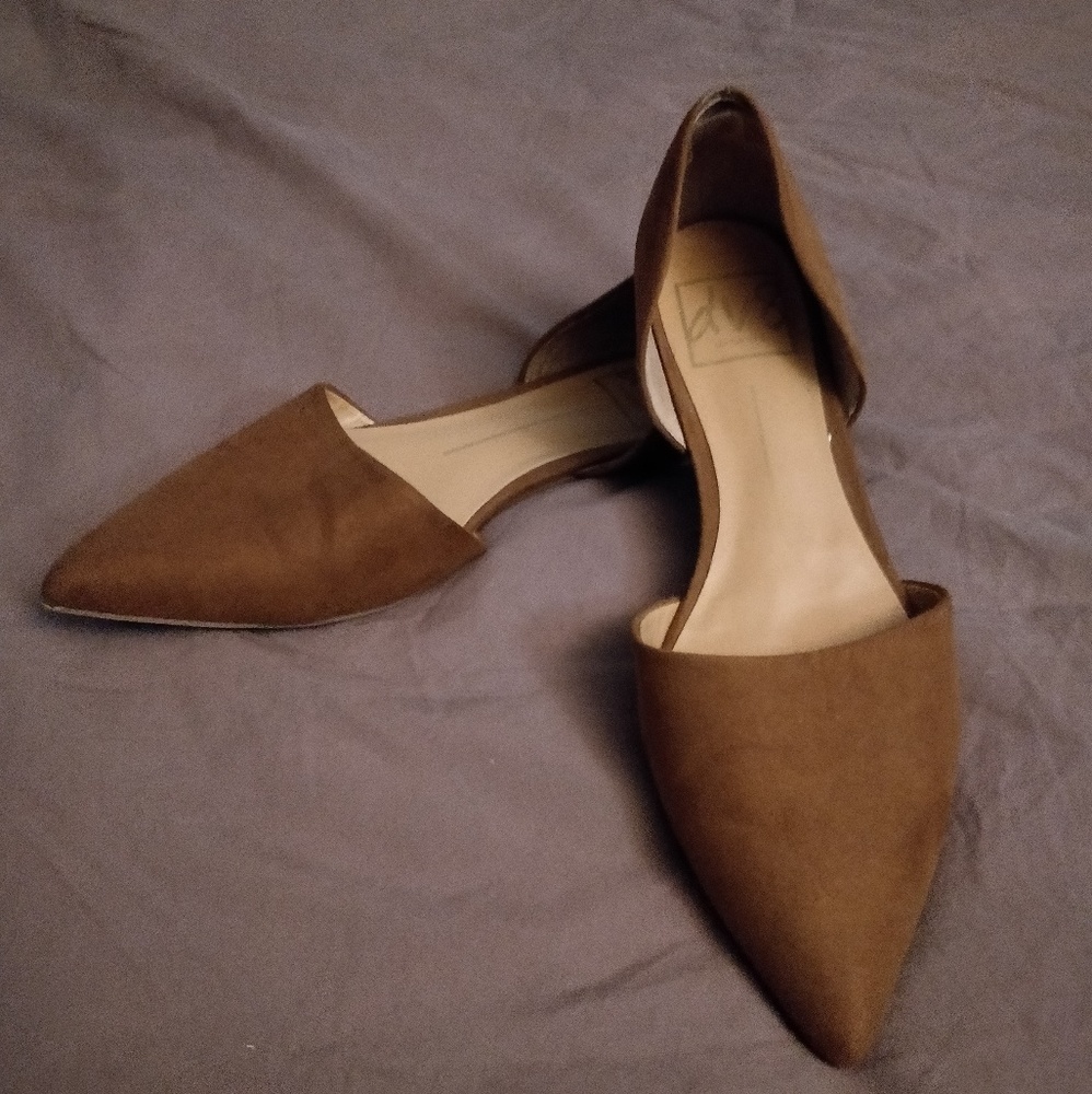 Dolce Vita Pointed Toe Suede Flats